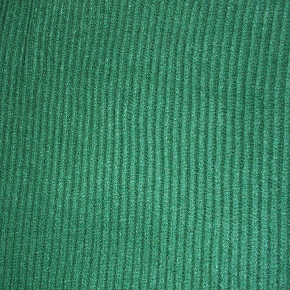Turtleneck Sweater SMALL ONTT' New Green thick ribbed knit raglan sleeve - Picture 4 of 7